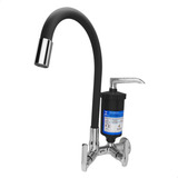 Torneira Gourmet Flexível Filtro Parede Preta 8012 Acabamento Brilhante Cor Preto
