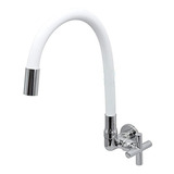 Torneira Gourmet Parede Cozinha 1/4volta 10anos C39 Cor Branco