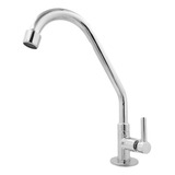 Torneira Inox Bancada Metal Bica Móvel Pia Cozinha 5/8 6046b