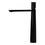 Torneira Lavabo Banheiro Monocomando Cone Alta Preta 8201