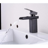 Torneira Lavabo Cascata Cuba Baixa Pia Banheiro Misturador