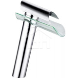 Torneira Para Banheiro Cascata Vidro Monocomando Misturador