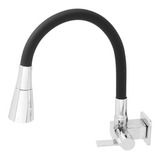 Torneira Parede Super Luxo Cano De Silicone Flexível 2 Jatos