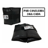 Tornozeleira De Peso 3 Kilos - Par 