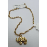 Tornozeleira Em Ouro 18k Portuguesa Elefante