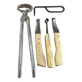 Torquês + Jogo De Rinetes Lupa Ferramentas Para Casquedor