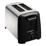 Torradeira Elétrica Hamilton Beach Cromada 2 Fatias 750w Cor Preta/cinza 220v