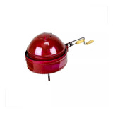 Torrador De Café N° 4 Manual Caseiro Tipo Bola 4 Litros Cor Vinho