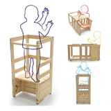 Torre Aprendizagem Montessoriana 4em1 Brinquedo Montessori