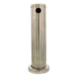 Torre Chope Inox Escovado Para 1 Torneira Kegland Kegerator