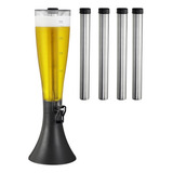 Torre De Chopp Cerveja Hopr Super 4 Litros C/ 5 Refis