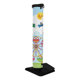 Totem Dispenser Álcool Gel Com Pedal Para Escola Infantil
