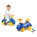 Totoka Andador Infantil Motoca Bebê Totokinha Triciclo Azul