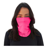 Touca Bandana Rosto E Pescoço Proteção Uv Corrida Ciclismo Cor Rosa Tamanho Un