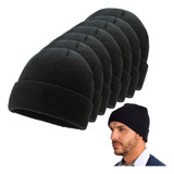 Touca De Frio Inverno Preta Toca Gorro Atacado - Kit 12 Unid