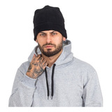 Touca De Lã Gorro Estilo Beanie Lisa Básica Inverno