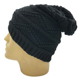 Touca Gorro Estilo Beanie Caida Dj Acrilico Lisa Flexivel