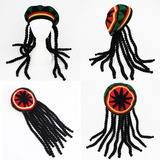 Touca Gorro Peruca Reggae Bob Marley Rastafari Dreadlocks