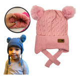 Touca Infantil De Frio Gorro Bebê Infantil Menino Menina 