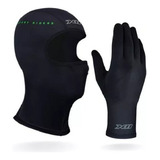 Touca Ninja Termica + Luva Thermic Segunda Pele Frio E Calor
