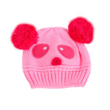 Touca Panda Crochet Gorro Pronta Linda Entrega Excelente