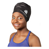 Touca Para Hidroginasca/hidro Afro Natação Cabelo Volumoso 