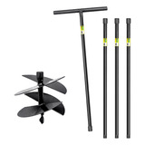 Trado Base 10 Polegada 25cm + Braço + 4 Extensão 1m