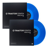 Traktor Scratch Time Code Vinyl Mk2-blue