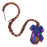 Trança Em Tiara De Cabelo Infantil Princesa Cor Ruivo