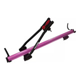 Transbike Bagageiro Teto Suporte Eqmax Aluminio Rosa