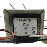 Transformador Trafo Audio Linha T10 70v Som Ambiente
