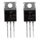 Transistor Par 2sa940 2sc2073 (10 Pares) A940 C2073 Casado