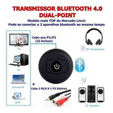 Transmissor Audio Bluetooth Som Tv Dual