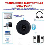 Transmissor Audio Bluetooth Som Tv Para Caixa Fone Bluetooth