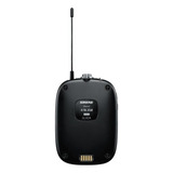 Transmissor Corporal Sem Fio Shure Slxd1 Com Controle De Cor Preta