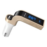 Transmissor Veicular Prata Fm Mp3 Usb Cartão Sd E Pen Drive