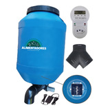 Tratador Automático Dosador Duplo Y Animais Aves Peixes 50l