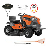 Trator Cortador De Grama Husqvarna Ts148, 764cc + Brindes