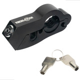 Trava Antifurto Manopla Manete Universal Moto Tecklock Preta