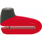 Trava Cadeado Antiroubo De Disco P/ Moto C/ Chave Abus 300 Cor Vermelho