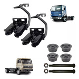 Trava Fechadura Cabine + Kit Coxim Caminhão Ford Cargo E Vw