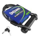 Trava Para Bike Cadeado Ulock + Cabo De Aço + Chaves +brinde