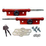 Trava Porta Aco Lateral Tetra Estilofer Aluminio 1 Par