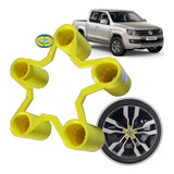 Trava Roda 5x19 Tracker Amarok Porca 19mm Jogo 4 Peças
