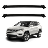 Travessa Rack Teto Preta Jeep Compass 2021 2022 2023