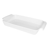 Travessa Refratária Fall Rasa 2.600ml Cor Branco