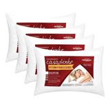 Travesseiro Casadinho Ortobom Antialérgico - Kit 4 Unidades