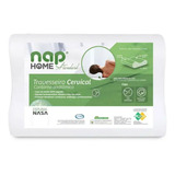 Travesseiro Nap Cervical Viscoelástico Nasa Standard Cor Branco