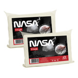 Travesseiro Nasa 11cm De Alt Antifungos Kit C/2 Lar Conforto