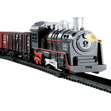 Trem Brinquedo Locomotiva Infantil 14 Peças Inmetro Som Luz